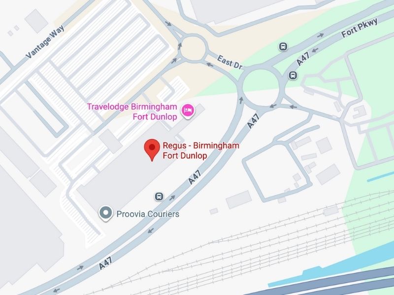 Map - Fort Dunlop Birmingham